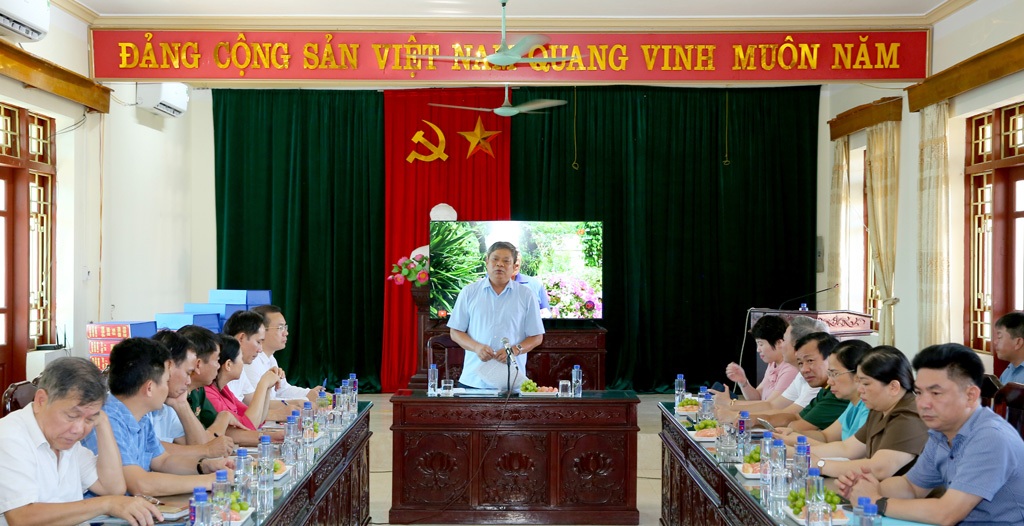 Khảo sát xã Khánh Hòa, huyện Yên Khánh đăng ký xét công nhận đạt chuẩn NTM nâng cao đợt 1 năm 2023